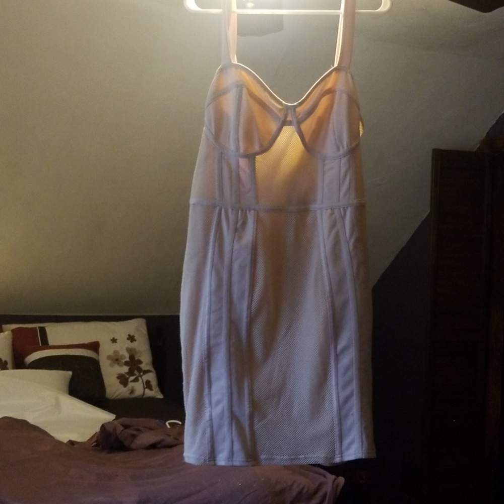 Body con cream dress